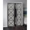 Renin Renin 48 in. x 80 1/2 in. Crochet Multi-X Design Pivot Door PV3330GGFGE048080 - alternate 3